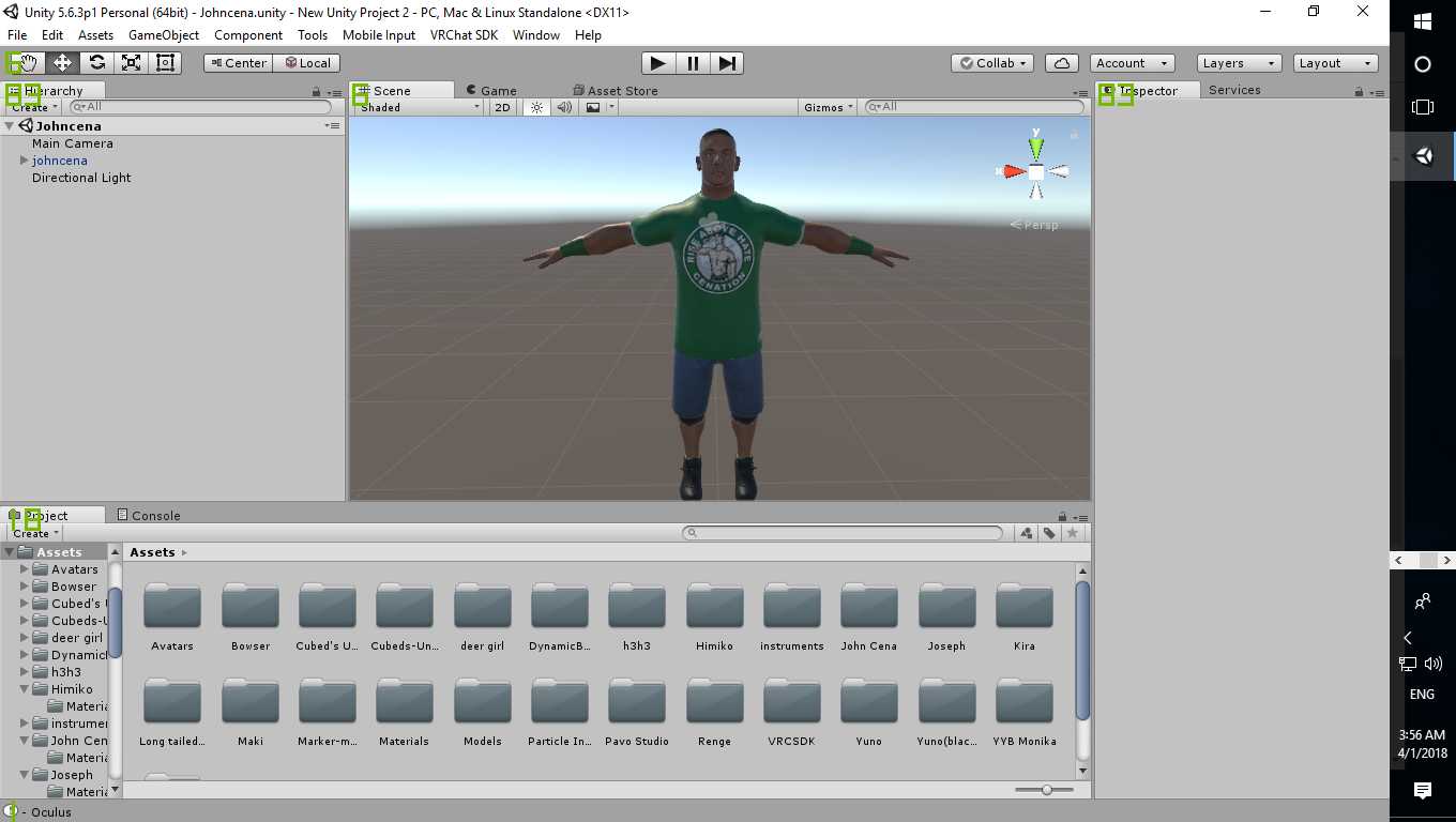 JOHN CENA (fully rigged) Screenshot