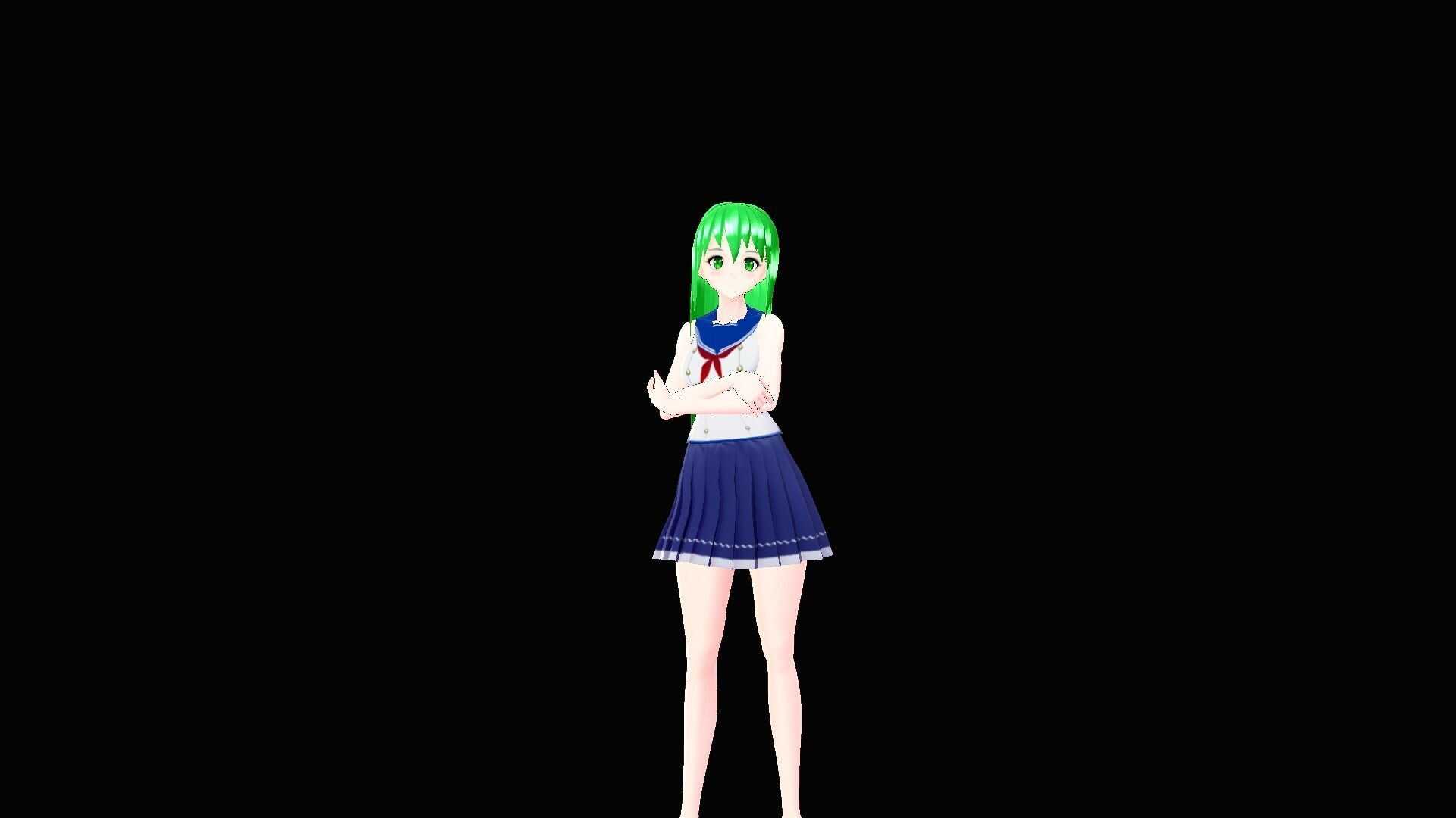 Rin (Eye-Tracking, Lip-Sync, Dynamic Bones, Facial Emotions, Full-Body Tracking) Screenshot