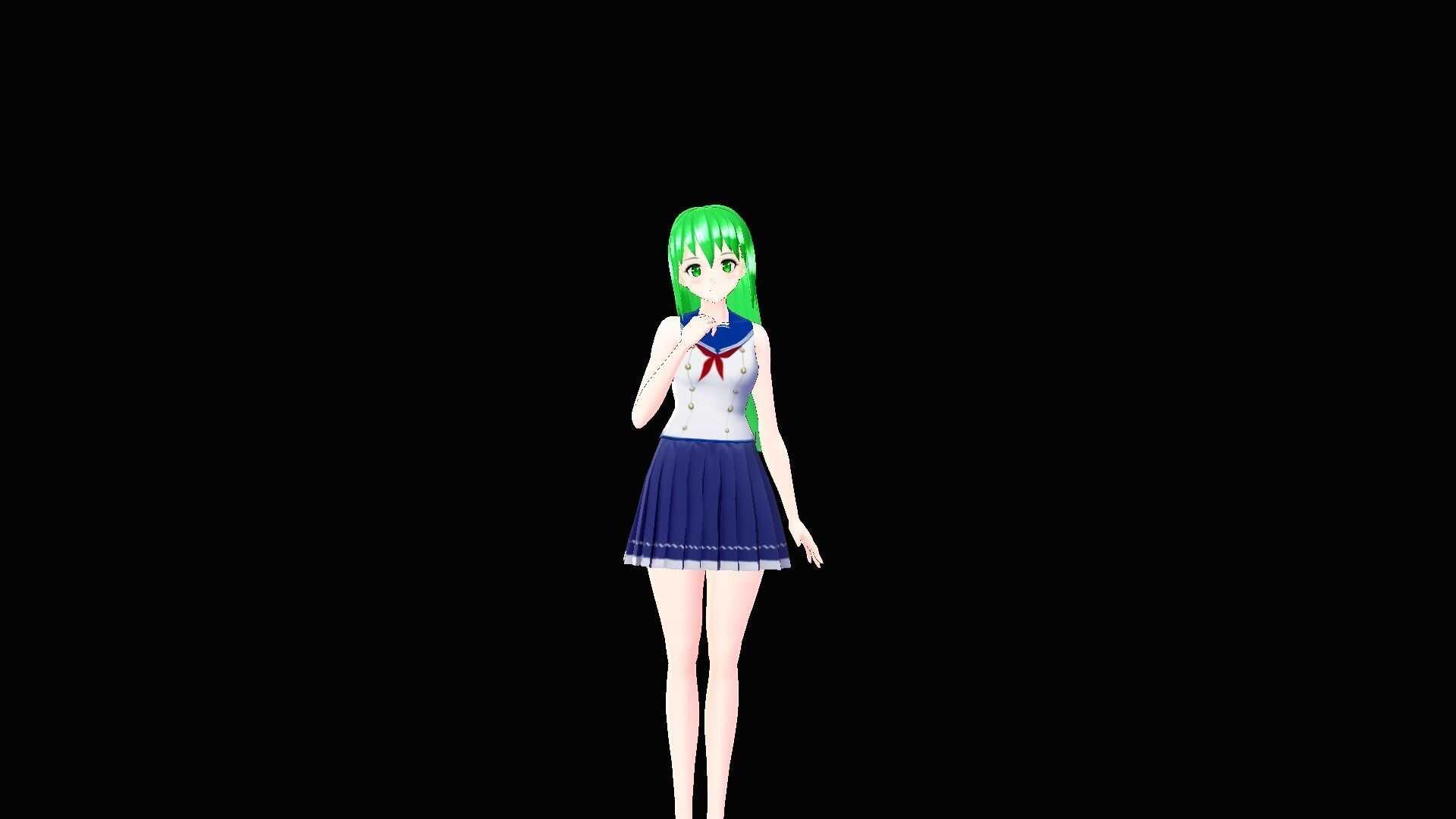 Rin (Eye-Tracking, Lip-Sync, Dynamic Bones, Facial Emotions, Full-Body Tracking) Screenshot