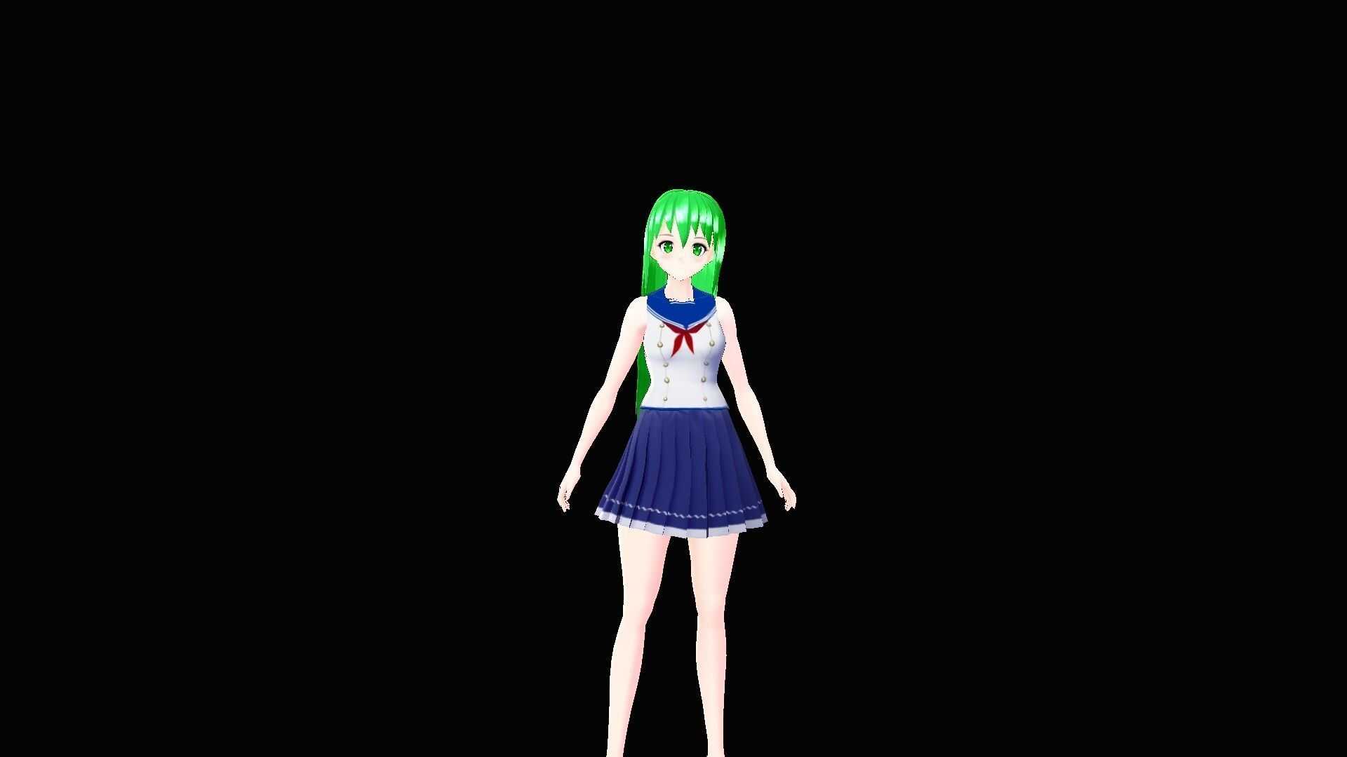 Rin (Eye-Tracking, Lip-Sync, Dynamic Bones, Facial Emotions, Full-Body Tracking) Screenshot