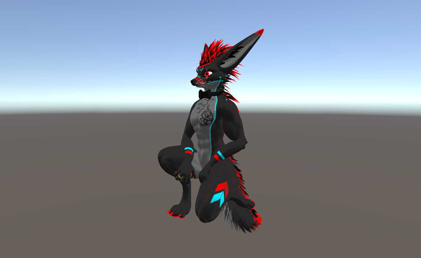 spirit's crouching pose for desktop and vr Screenshot