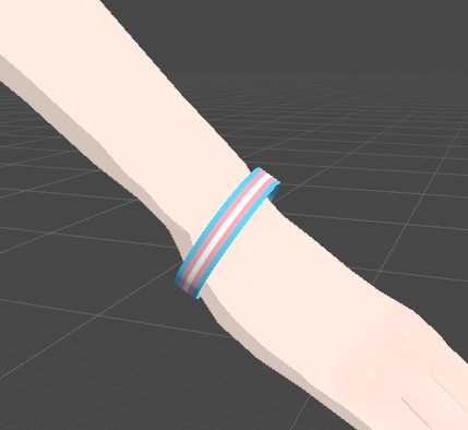 Transgender Rubber Wristband Screenshot