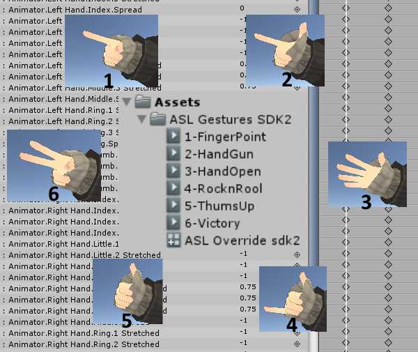 ASL Gestures SDK 2.0 and 3.0 (reupload) Screenshot