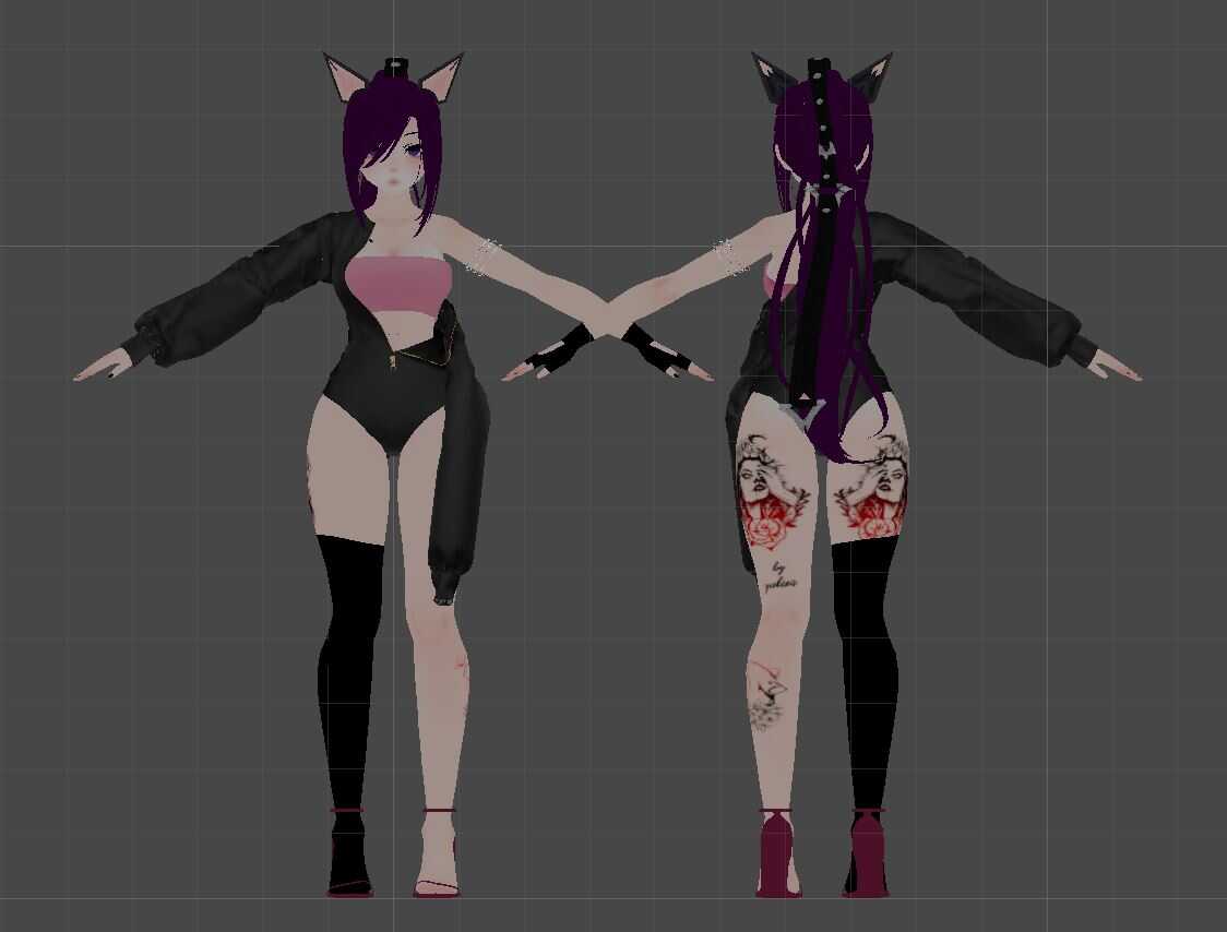 NORA Avatar by Yukina!! 45K POLYGONS!! Screenshot