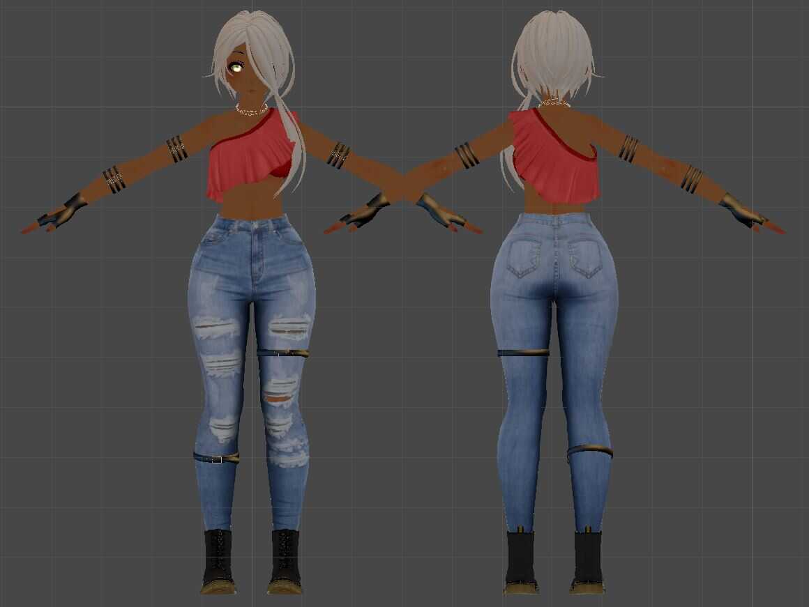 50K POLYGONS!! LESLIE Avatar by Yukina!! Screenshot