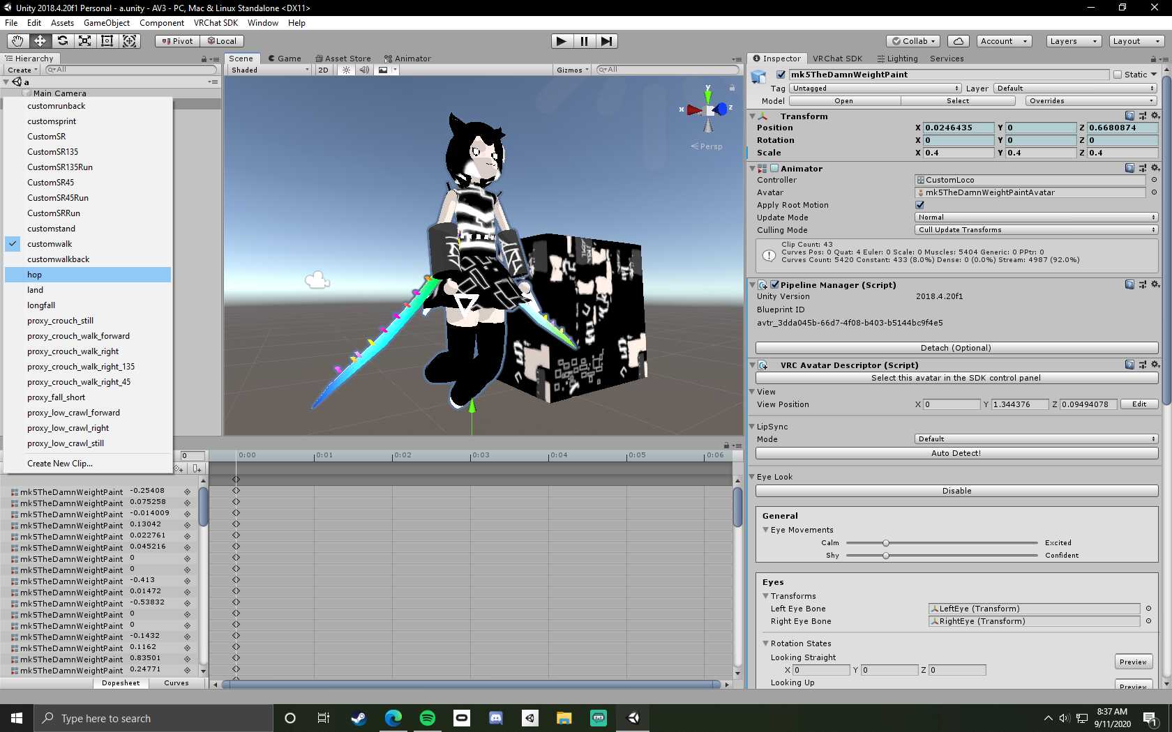 Hover locomotion Screenshot