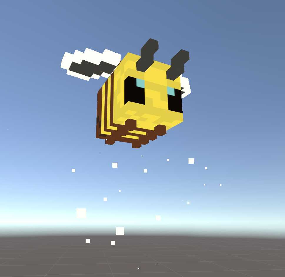 Minecraft Bee Follower Screenshot