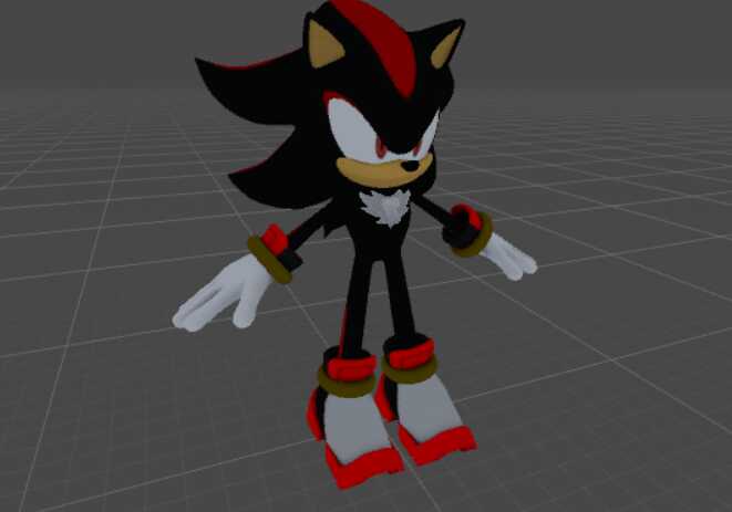 Shadow the Hedgehog (with machine gun and shooting fx)  Screenshot