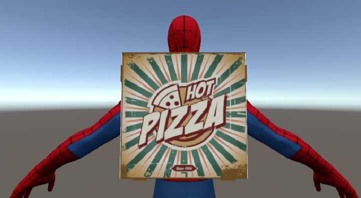 Spider-Man (with Pizza) Screenshot
