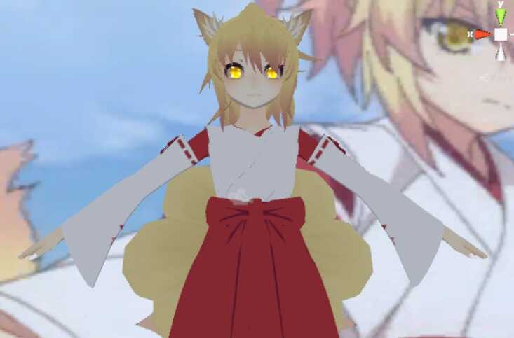Kunou (with dynamic tails and emissive eyes) Screenshot