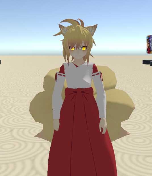 Kunou (with dynamic tails and emissive eyes) Screenshot