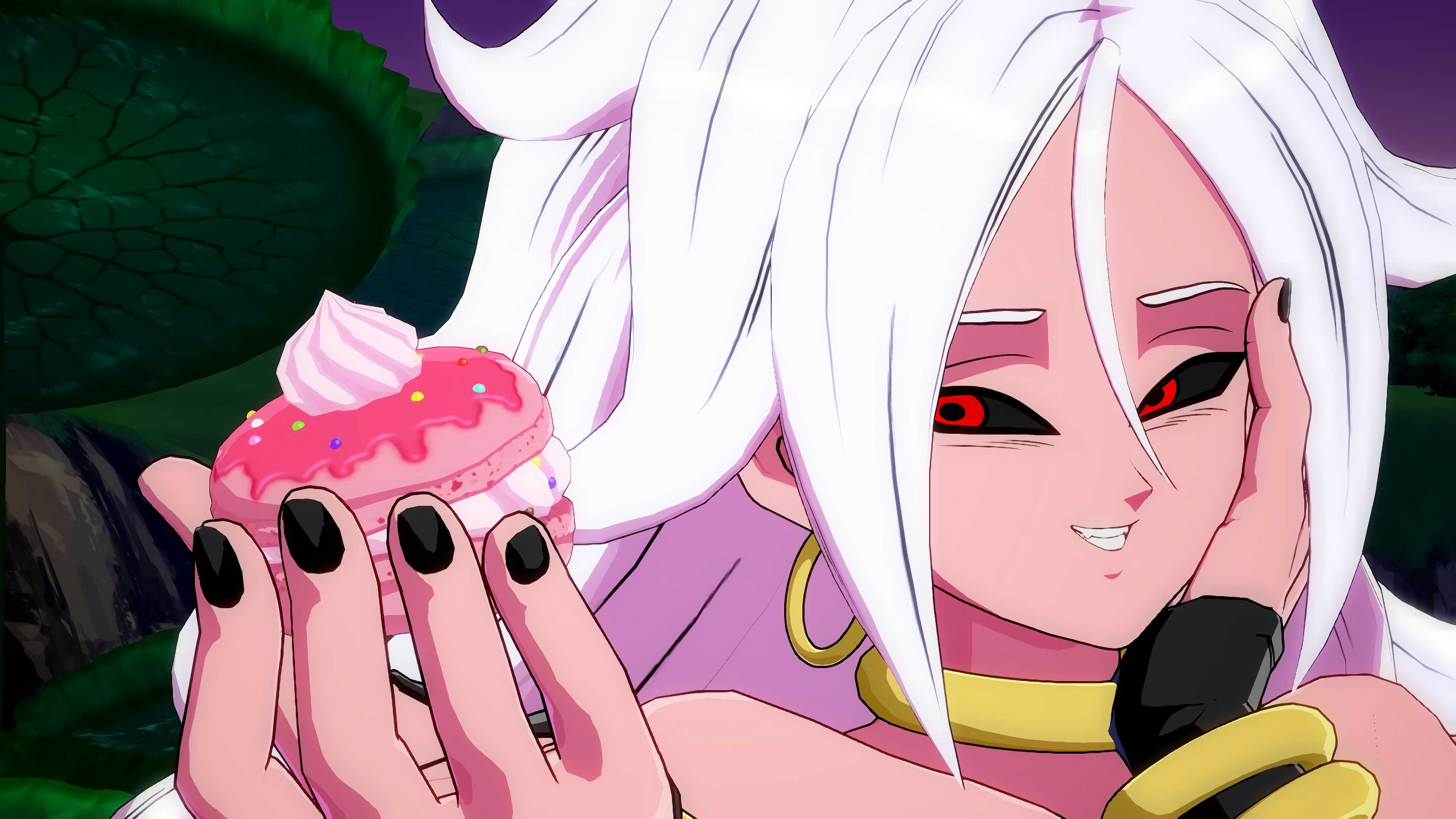 Android 21 (With aura, laserbeam, and cupcake) Screenshot