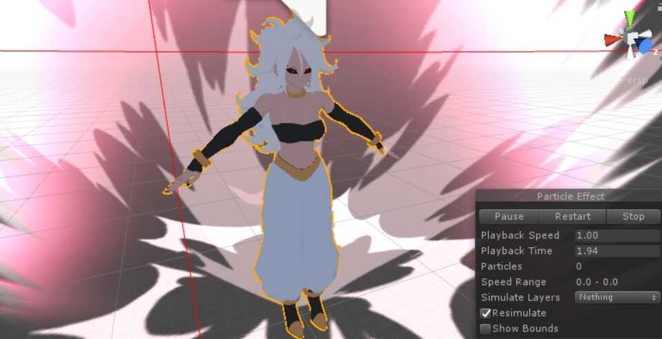 Android 21 (With aura, laserbeam, and cupcake) Screenshot