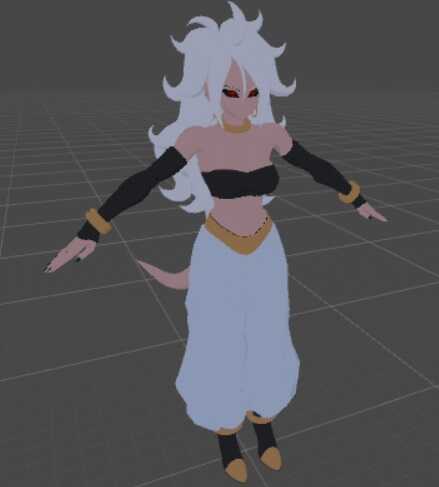 Android 21 (With aura, laserbeam, and cupcake) Screenshot