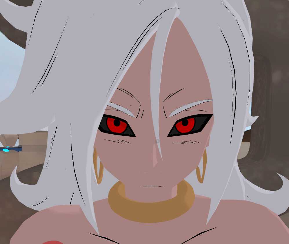 Android 21 (With aura, laserbeam, and cupcake) Screenshot