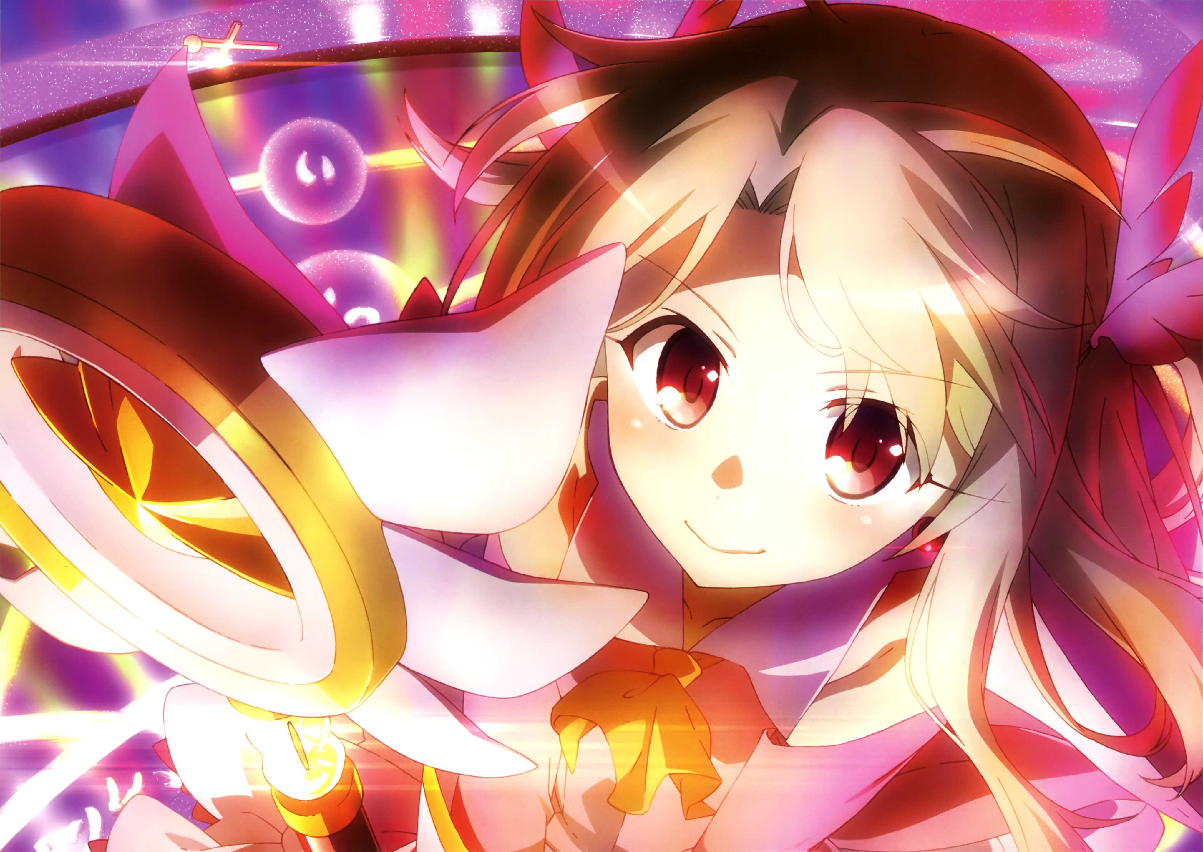 Illya (Fate/kaleid liner Prisma Illya) (with dynamic hair and ruby wand) Screenshot