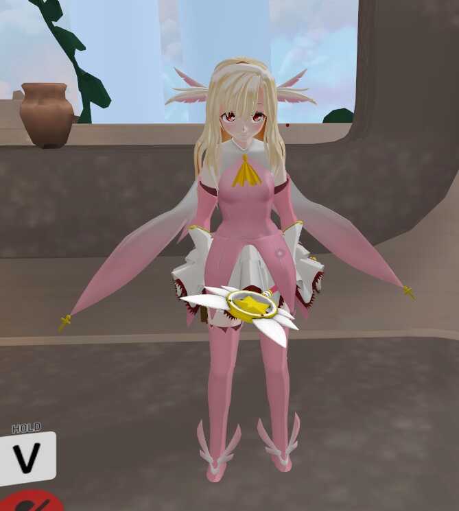 Illya (Fate/kaleid liner Prisma Illya) (with dynamic hair and ruby wand) Screenshot