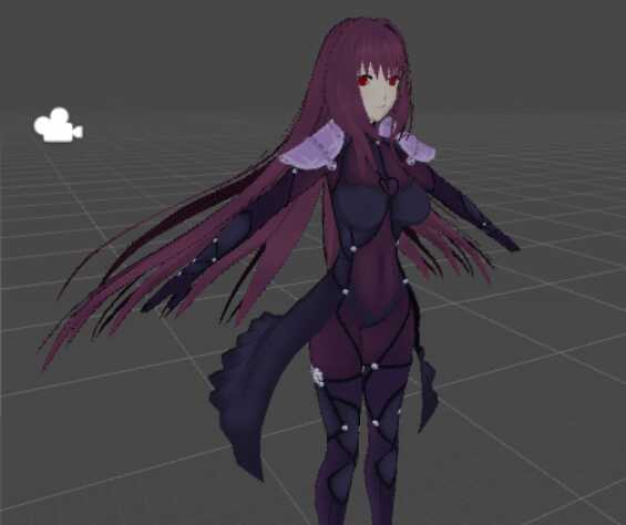 Scathach V2 (Fixed Visemes) Screenshot