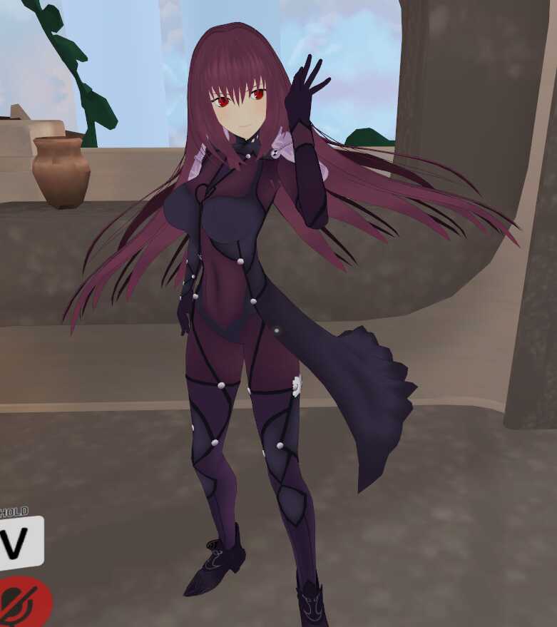 Scathach V2 (Fixed Visemes) Screenshot