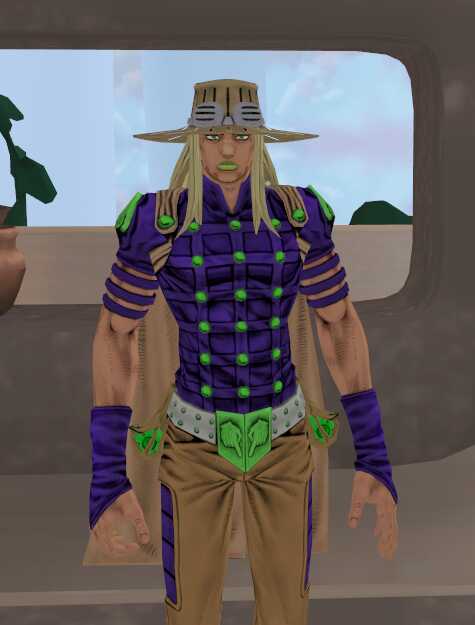 Gyro Zeppeli (With Pizza Mozzarella and Speen gestures/emotes) Screenshot