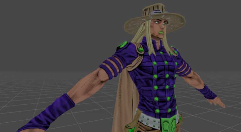 Gyro Zeppeli (With Pizza Mozzarella and Speen gestures/emotes) Screenshot