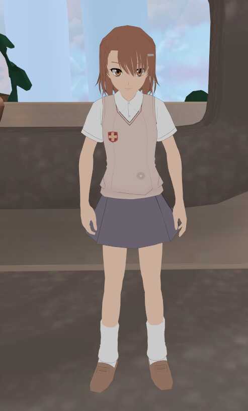 Misaka Mikoto (with dynamic bones and visemes) Screenshot