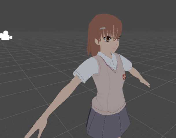 Misaka Mikoto (with dynamic bones and visemes) Screenshot