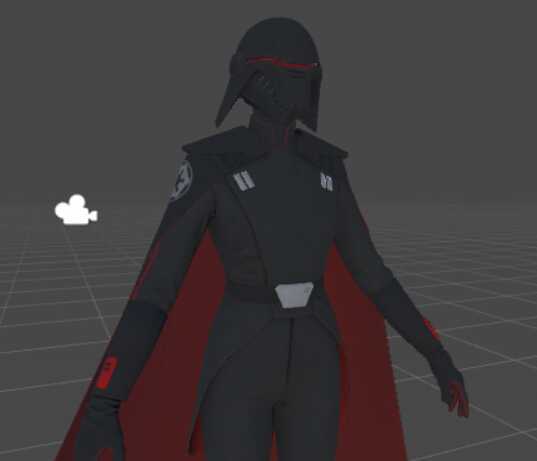 Second Sister [70k poly] (with dynamic cape and theme song) Screenshot