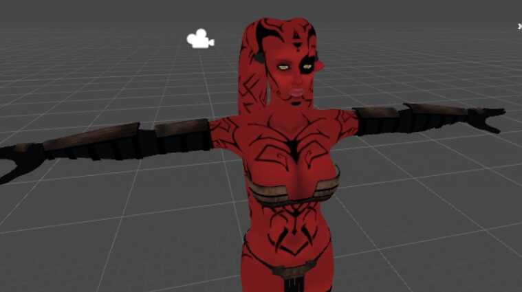 Darth Talon (with lightsaber and dynamic bones) Screenshot