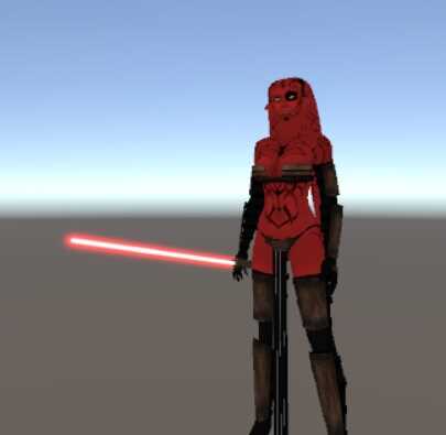 Darth Talon (with lightsaber and dynamic bones) Screenshot