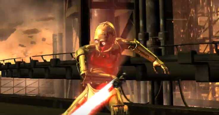 C-3PO (with lightsaber and singularity engine)  Screenshot