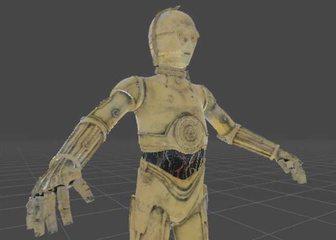 C-3PO (with lightsaber and singularity engine)  Screenshot