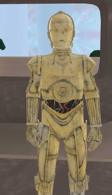 C-3PO (with lightsaber and singularity engine)  Screenshot