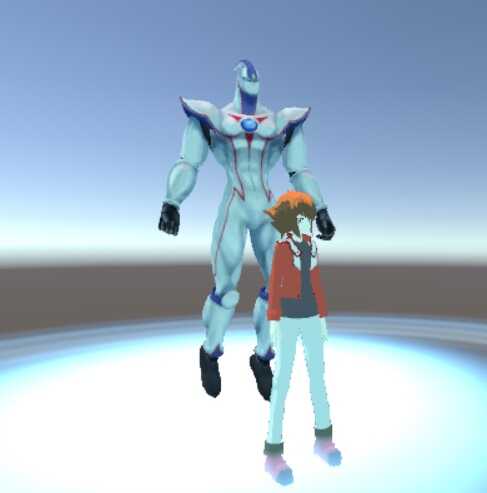 Jaden / Judai Yuki (with Elemental Hero Neos summon+attack gesture) Screenshot