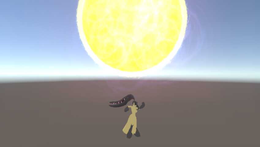 Human Mawile Female (With Photosynthesis Dance gesture and Sun particle effect)  Screenshot