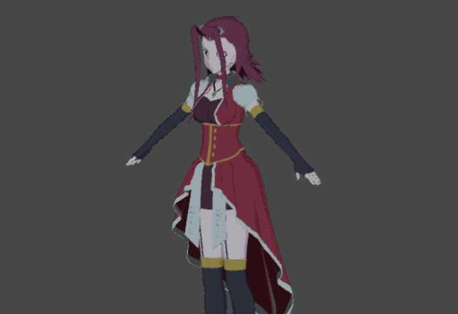 Akiza Izinski (with Black Rose Dragon summoning emote) (Updated with Visemes) Screenshot