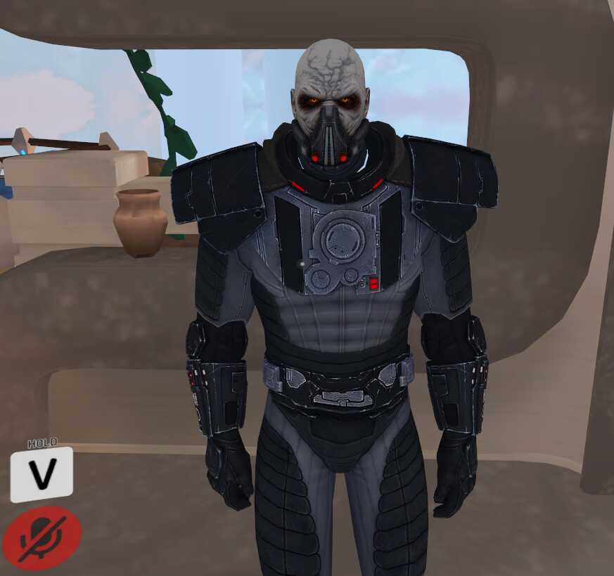 Darth Malgus (with lightsaber, force lightning+choke emote)  Screenshot