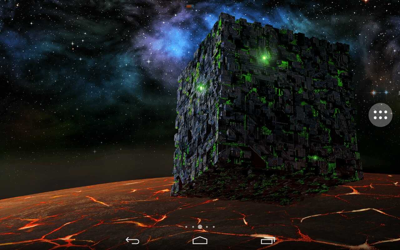 Borg Cube (with SFX) Screenshot