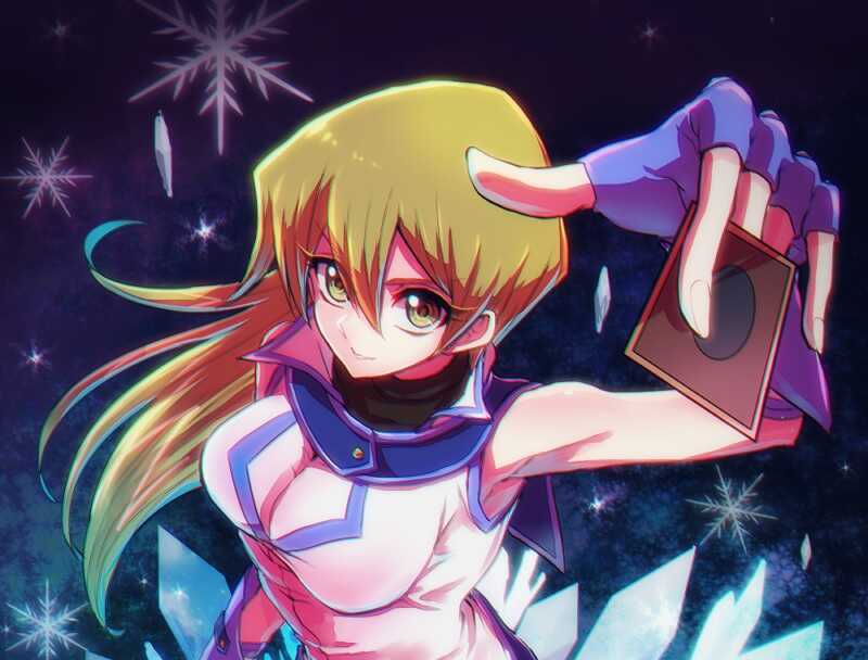 Alexis Rhodes / Asuka Tenjoin (with Cyber Blader summon gesture and attack emote)  Screenshot