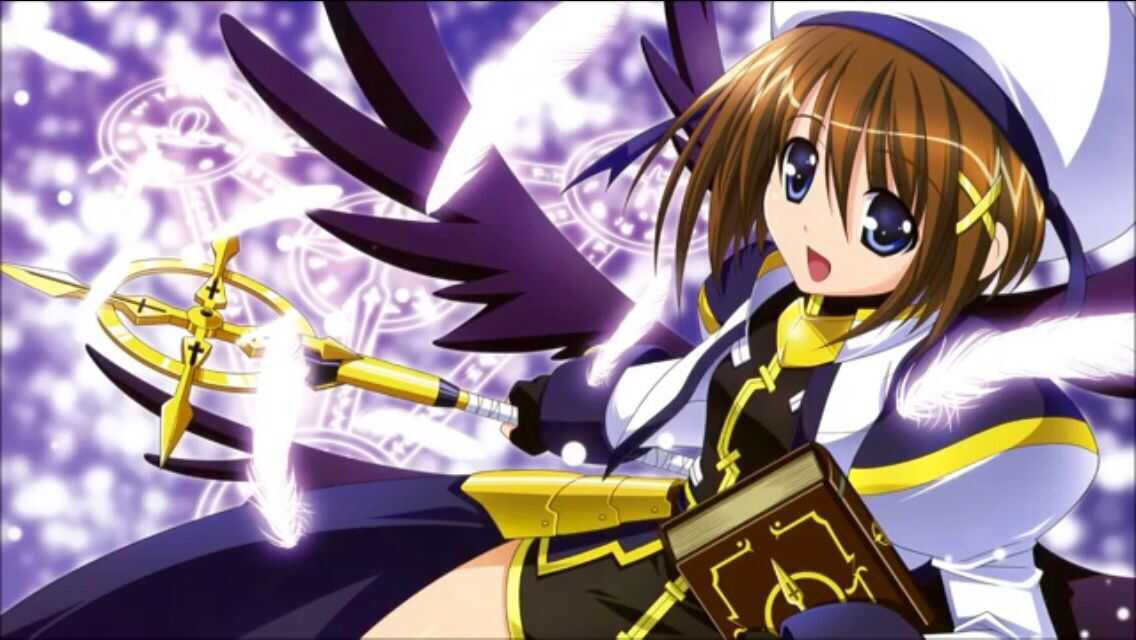 Hayate Yagami (90k poly) (Magical Girl Lyrical Nanoha) (with dynamic bones) (With spear and book) Screenshot
