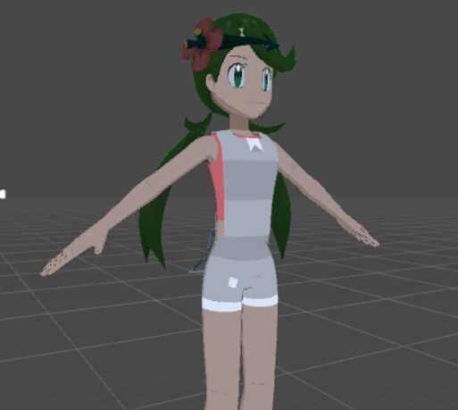 Mallow (with eye tracking, visemes, dynamic bones) Screenshot