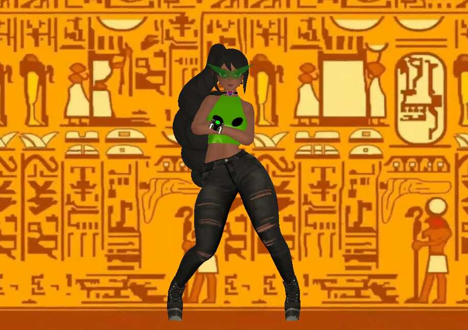 Ankha Zone Cat On The Ceiling Emote (Updated) Screenshot