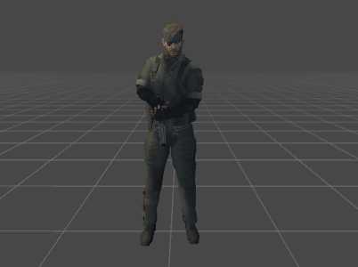 MGS3 Naked Snake Screenshot
