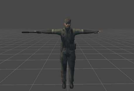 MGS3 Naked Snake Screenshot
