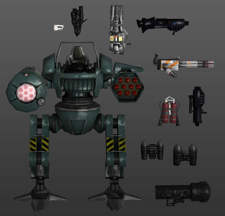 Rocket Raccoon Props Pack Screenshot