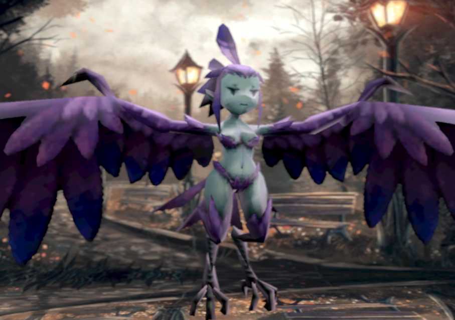 Harpy (bravely second) *flying and wiggles* Screenshot