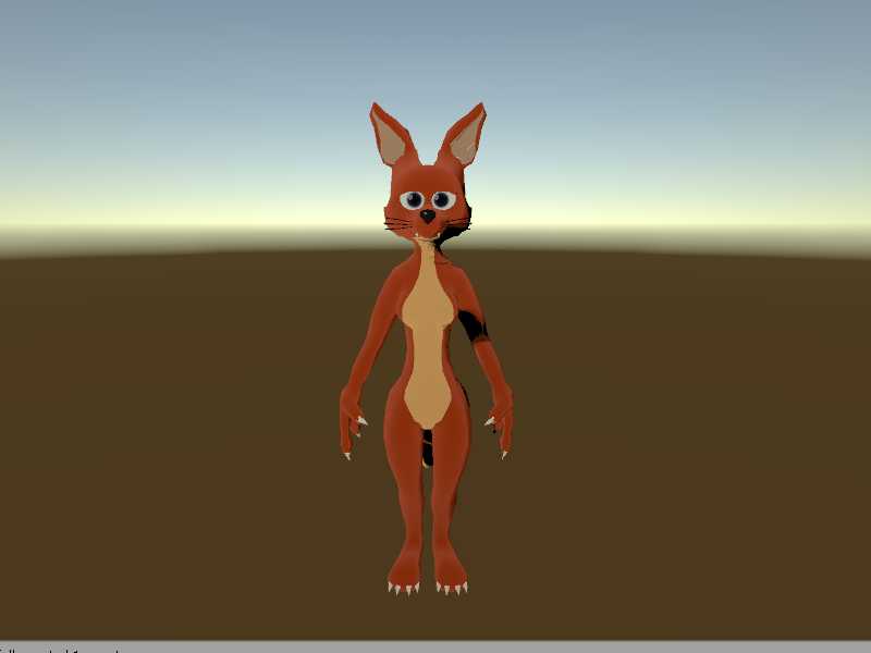 Fox Girl (now proper rigged) Screenshot