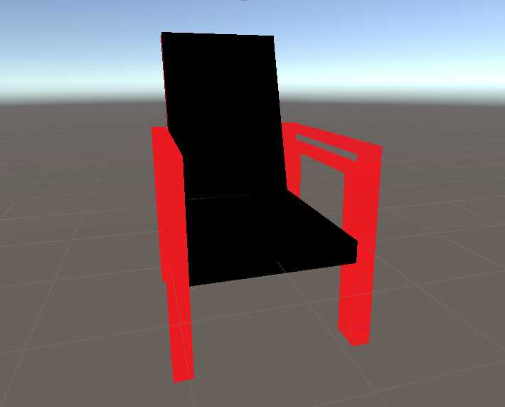 Weird low poly chair Screenshot