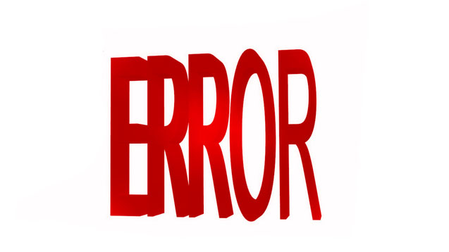 Error Avatar Screenshot