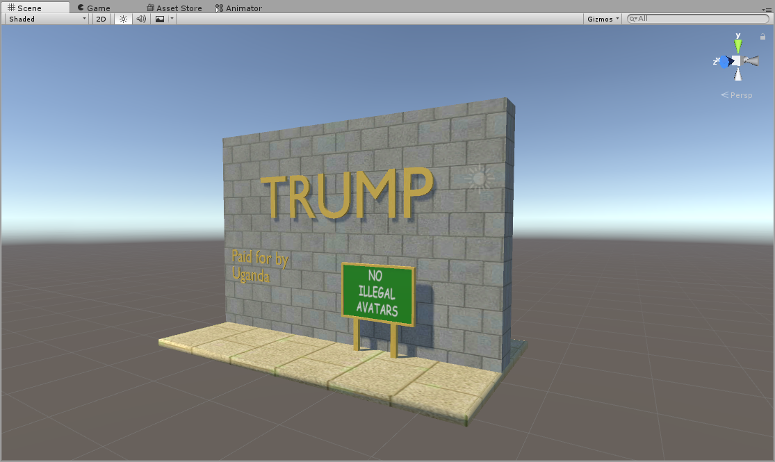 Trump Wall Avatar Screenshot